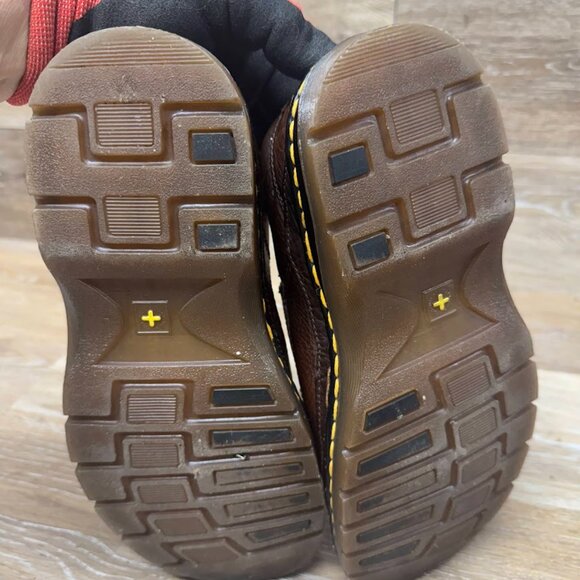 Dr. Martens Zack Elastic Slip On Brown Leather Loafers Men's Size 8/Women's 9 - Picture 4 of 7